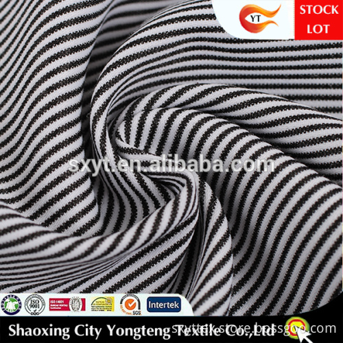 Soft Hand Feeling Classical Stripe Design Shirting Fabric